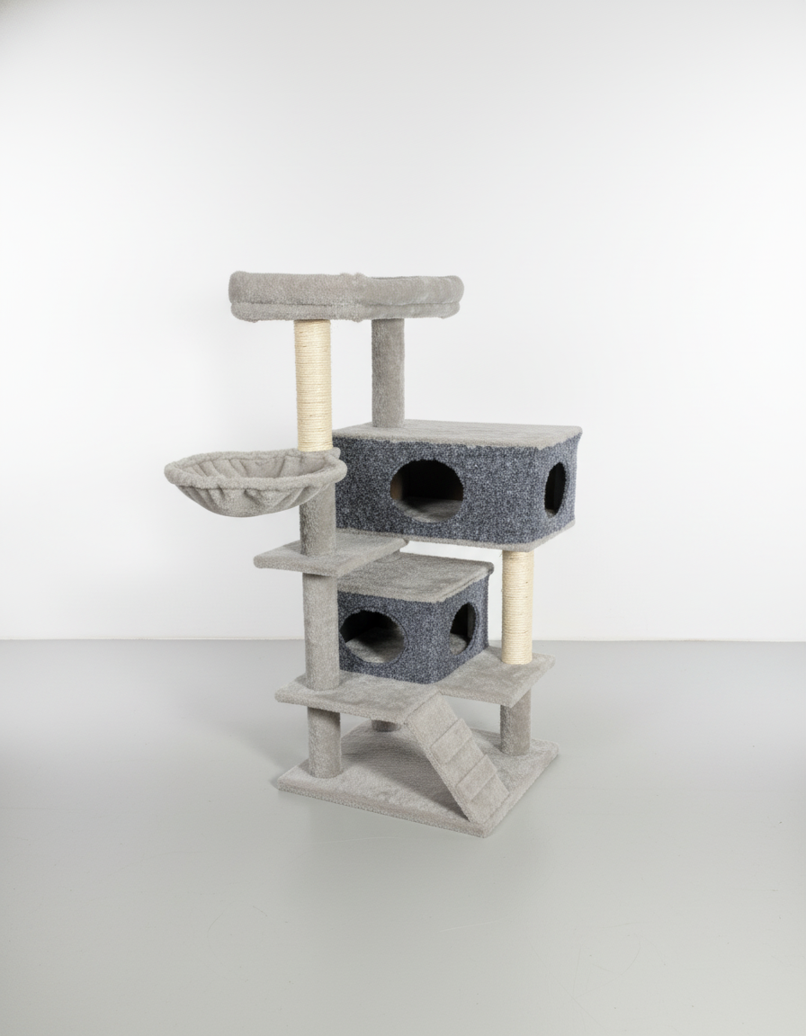 מגדרת עם בבית לחתול