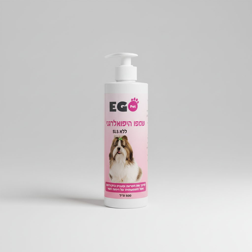 שמפו אגופט לפרווה לבנה 500 מ"ל