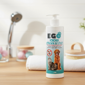 שמפו אגו פט כלבים וחתולים 500 מ״ל