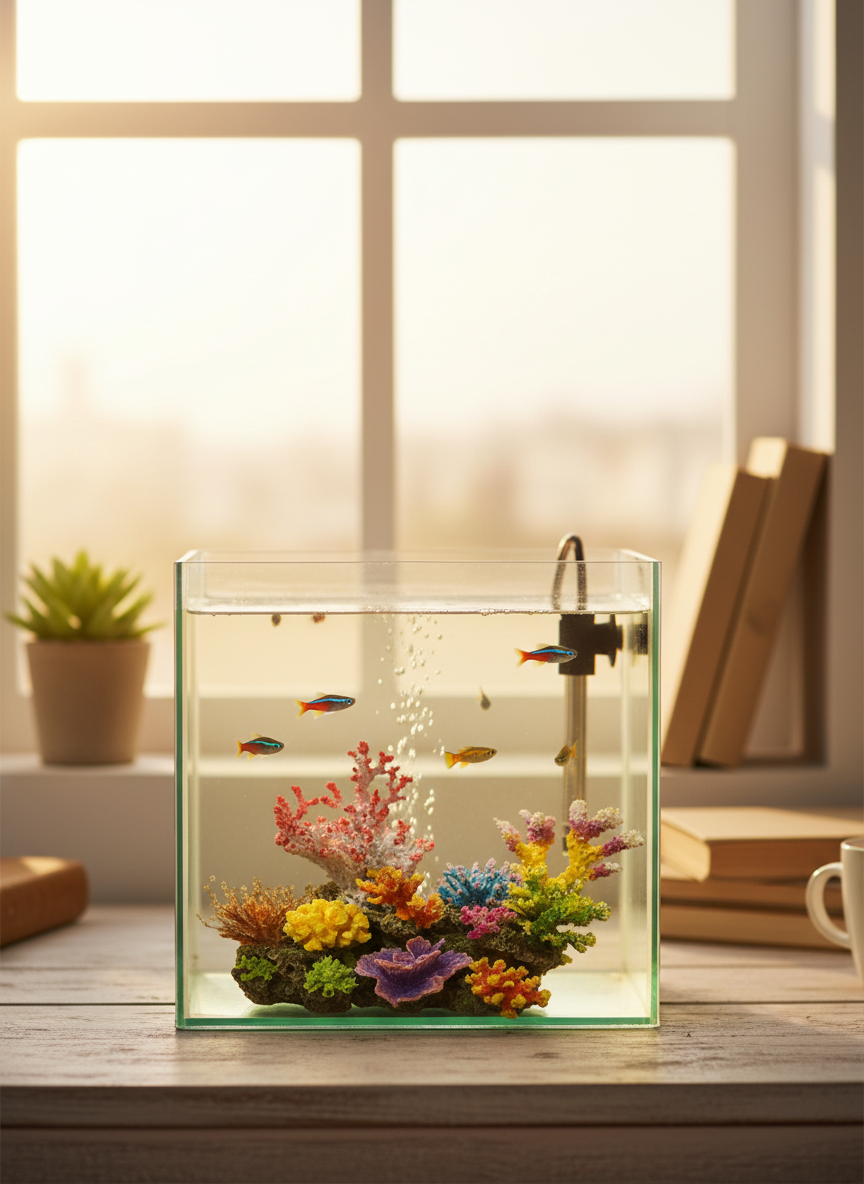 דיקורציה עם אלמוגים