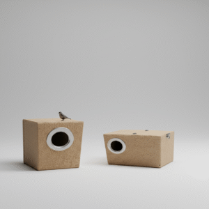 תא הטלה לצפורי אהבה-פישרים