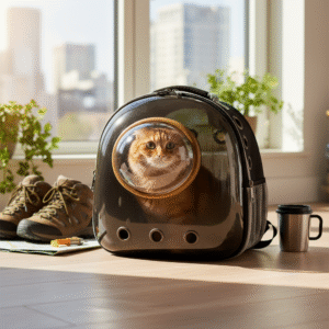 תיק גב לחתול עם חלון