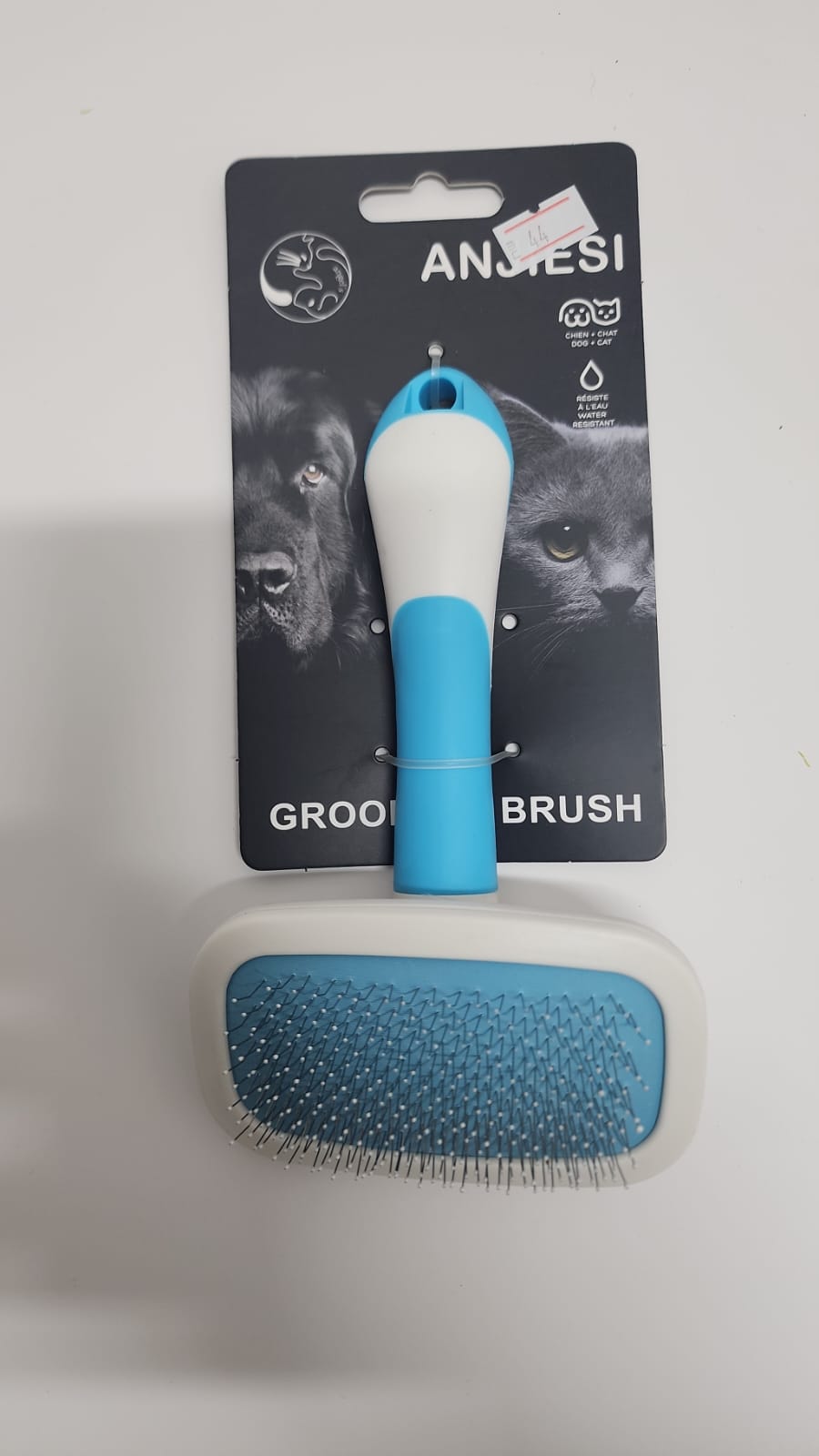 מברשת מסתובבת ANJIESI לכלבים ולחתולים